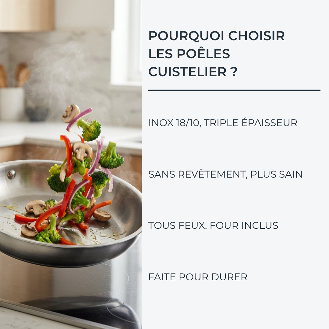 Poêle Inox Cuistelier